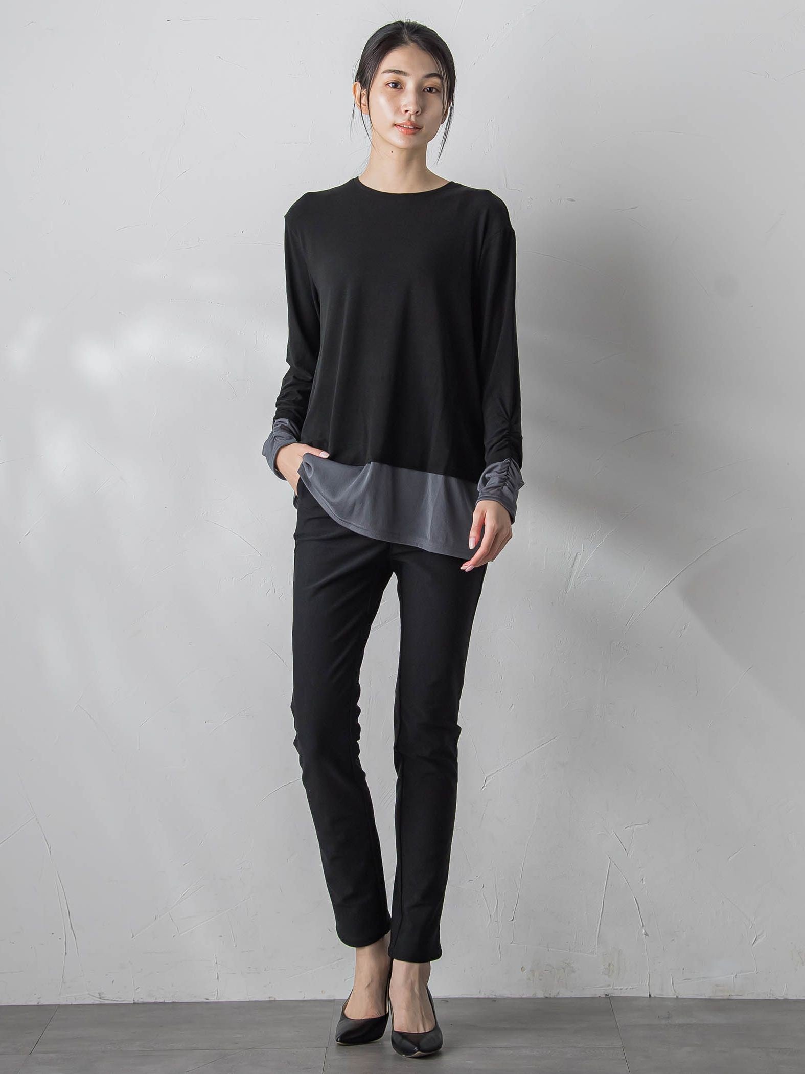 【WEB限定/新色追加】”あたたか美脚”裏起毛レギパン