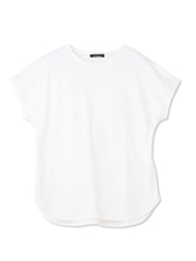 【WEB限定】【3サイズ】スムースコットンラウンドヘムカットソー≪洗える/接触冷感≫