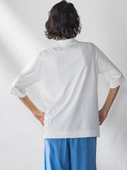 【大きいサイズ】襟付きニット≪手洗い可能≫