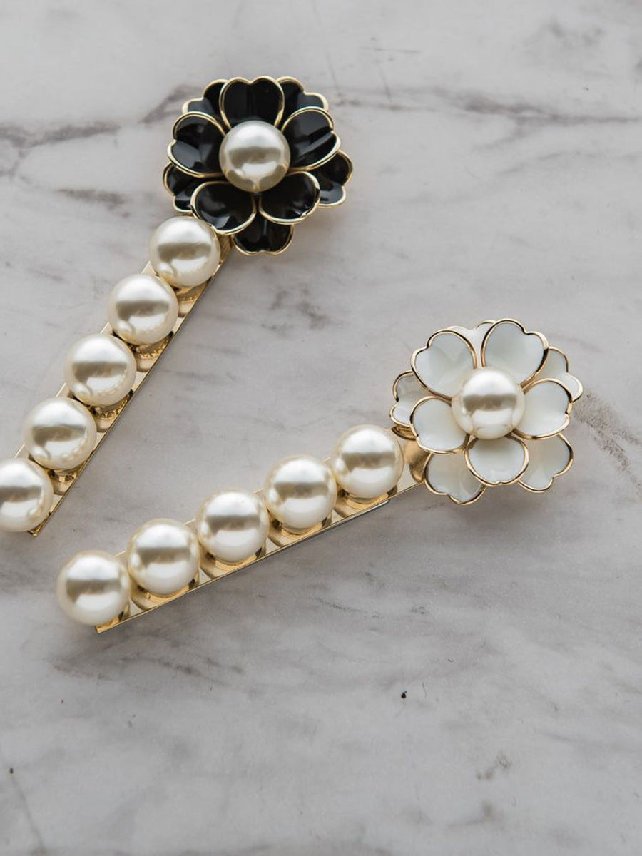 ホワイトフラワーブローチ フェイクファーフラワーブローチ（W5V41641＿＿） | TO BE