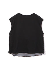 チュールドッキングシシュウTシャツ≪手洗い可能≫