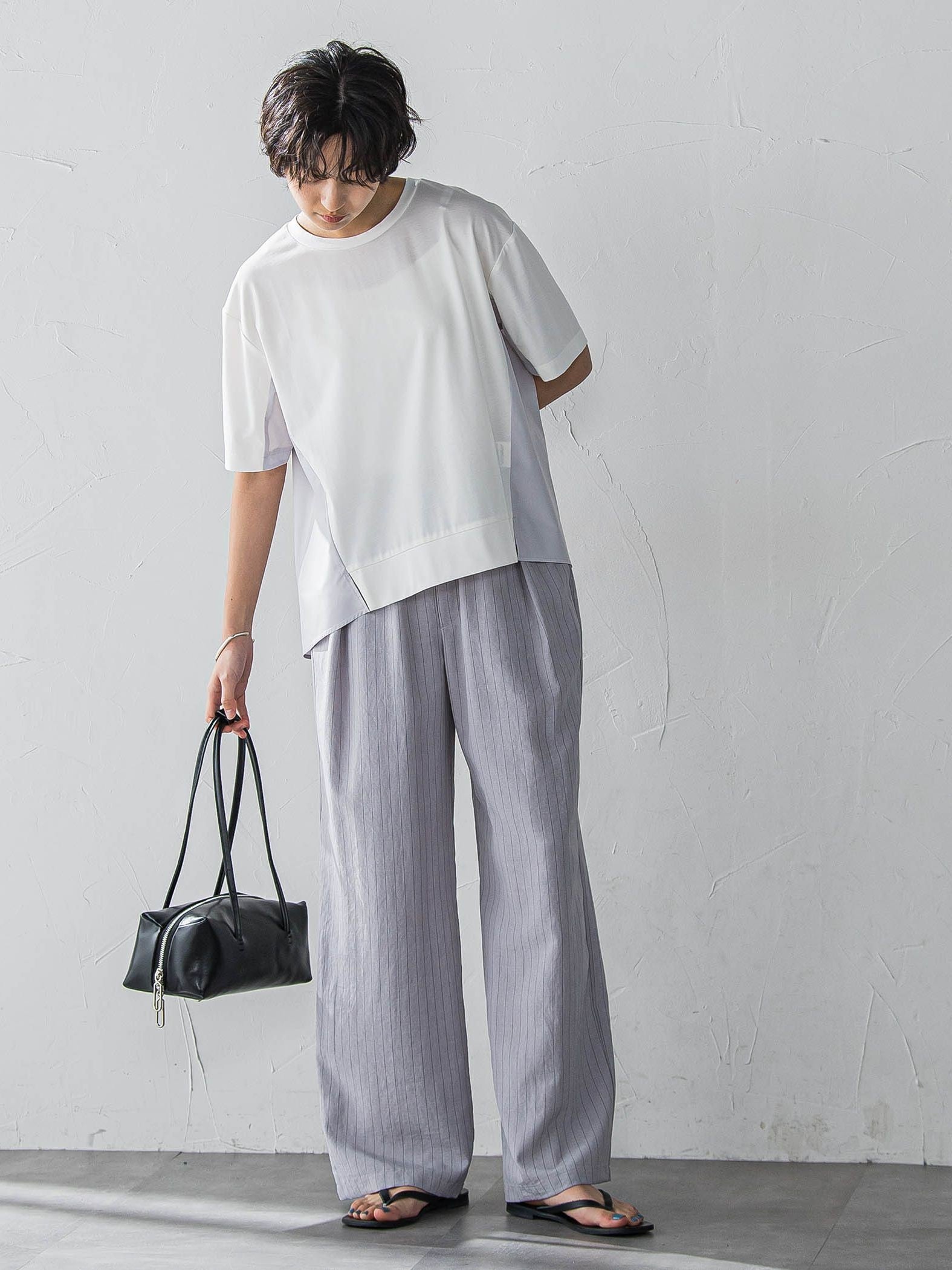 【新色追加】イージーワイドパンツ≪手洗い可能 / セットアップ対応≫