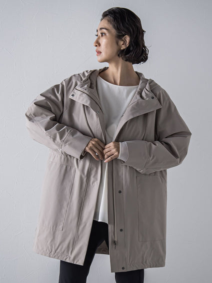 【大きいサイズ】パーテーションダウンマンパ≪洗濯機で洗える≫