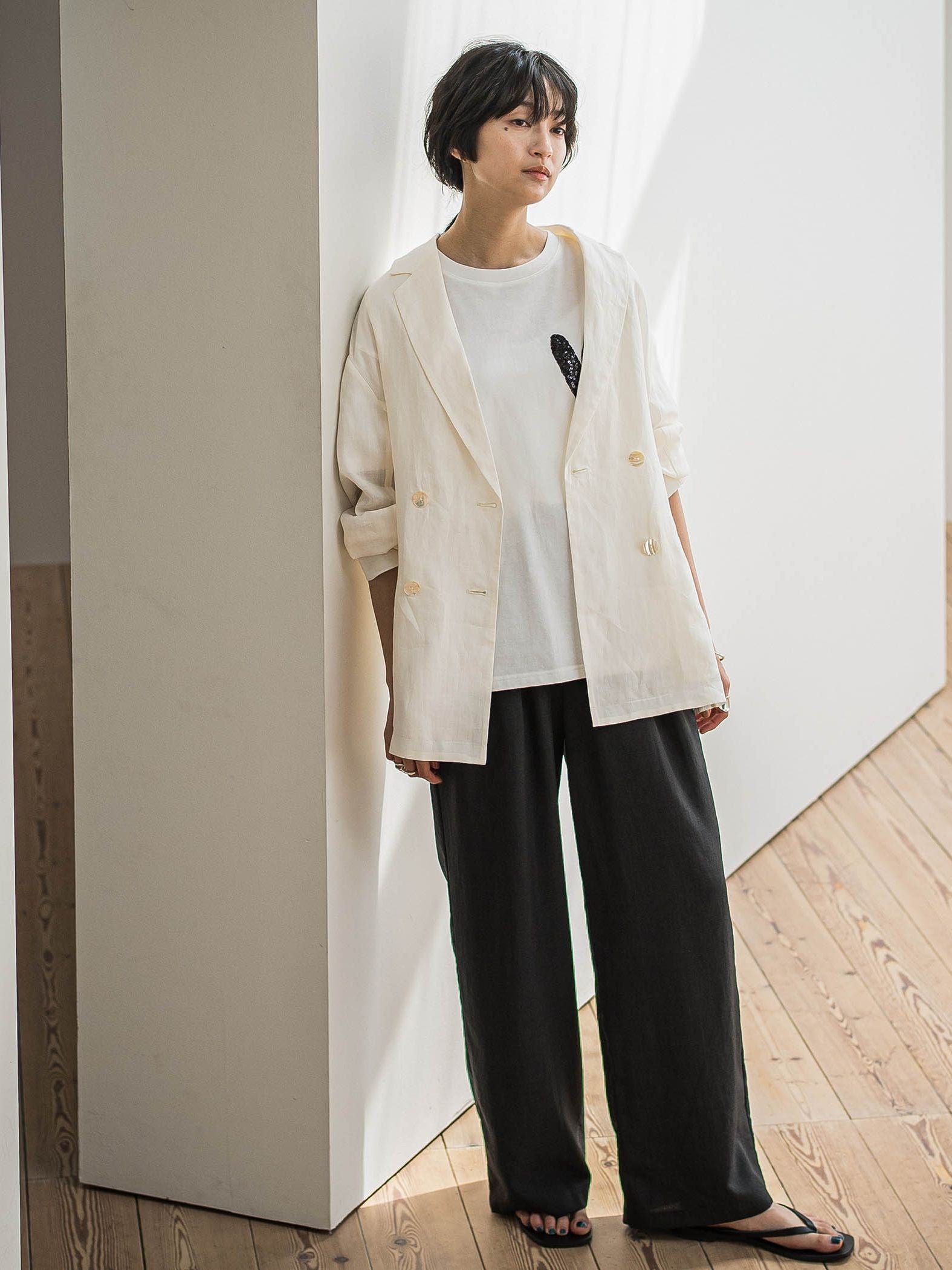 【新色追加】イージーワイドパンツ≪手洗い可能 / セットアップ対応≫