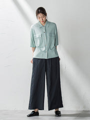 【WEB限定】タンブラーブッチャーワイドパンツ≪手洗い可能≫