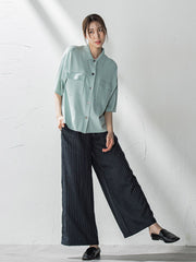 【WEB限定】タンブラーブッチャーワイドパンツ≪手洗い可能≫