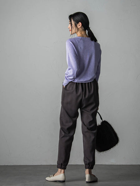 【WEB限定】<洗えるニット/Lサイズあり>大人美人ニット