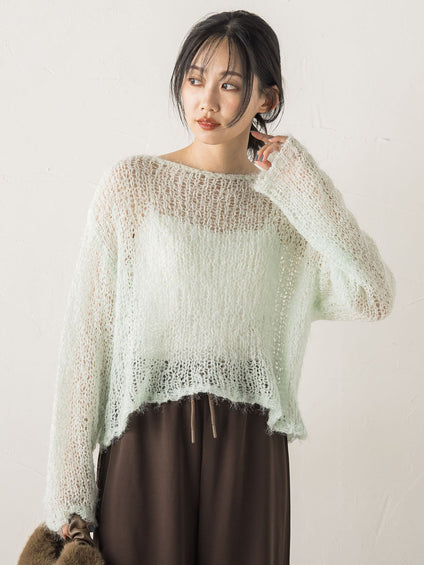 モールヤーンニット