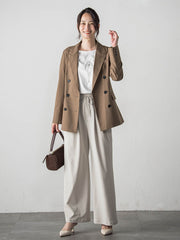 【WEB限定】汗じみ防止大人ロンT ≪3サイズ/洗える≫