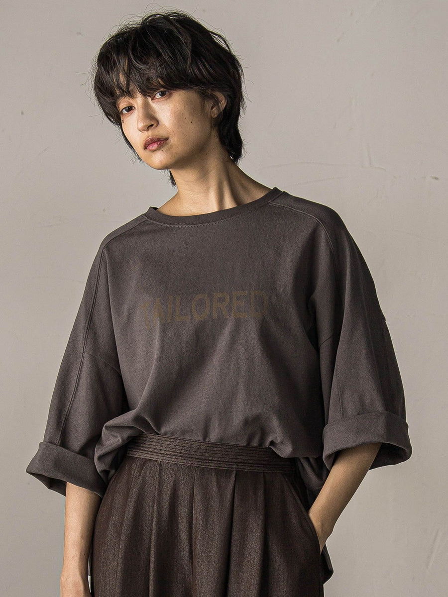 ワイドスリーブロゴプルオーバー≪手洗い可能≫ | MAYSON GREY ワイドスリーブロゴプルオーバー≪手洗い可能≫ | MAYSON GREY