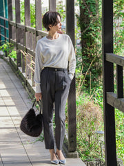 【WEB限定】<洗えるニット/Lサイズあり>大人美人ニット