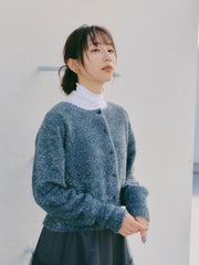 前後2WAYラメフェザーニット≪手洗い可能≫