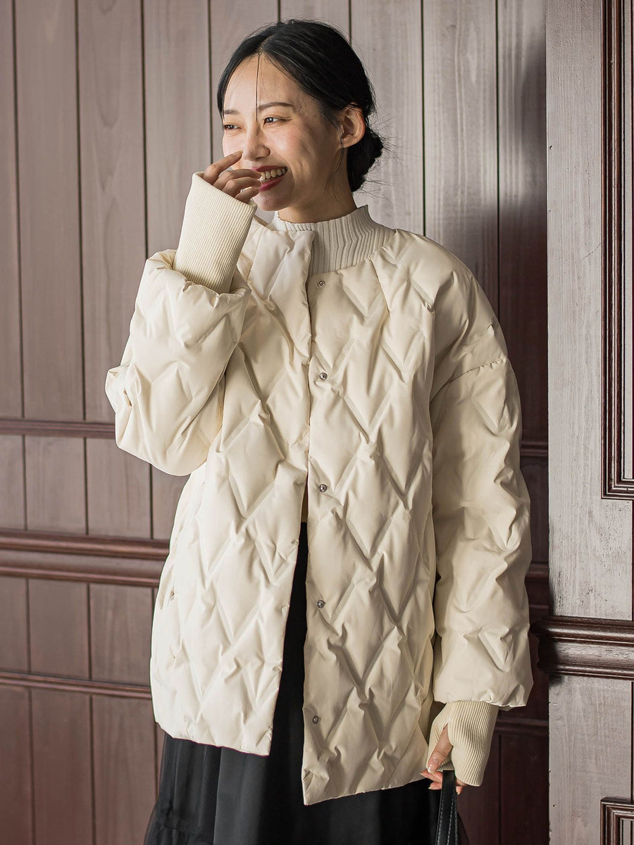 ステッチレスダウンコート | Droite lautreamont（ドロワット ロート