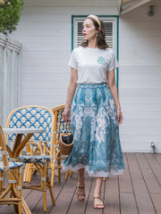 【WEB限定】35th Anniversaryロゴ刺繍Tシャツ≪洗濯機で洗える≫