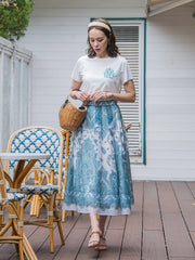 【WEB限定】35th Anniversaryロゴ刺繍Tシャツ≪洗濯機で洗える≫