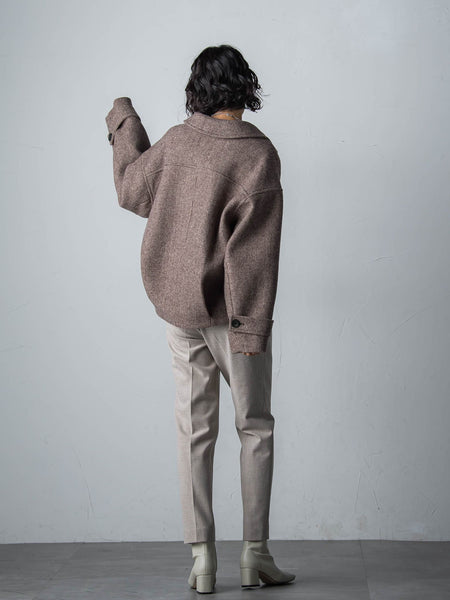 【STORYコラボ】【STORY12月号掲載】チェック柄ショートコート