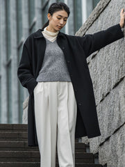 ロング丈シャルムリバービーバーコート