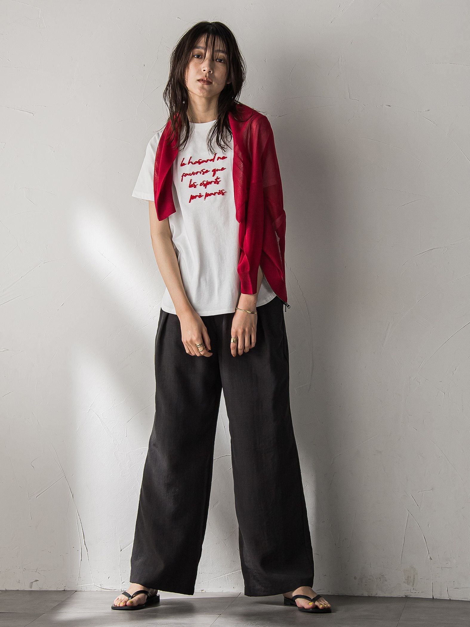 【新色追加】イージーワイドパンツ≪手洗い可能 / セットアップ対応≫