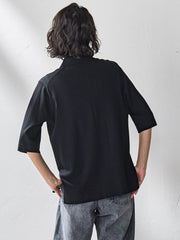 【大きいサイズ】襟付きニット≪手洗い可能≫