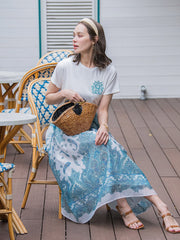 【WEB限定】35th Anniversaryロゴ刺繍Tシャツ≪洗濯機で洗える≫