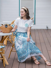 【WEB限定】35th Anniversaryロゴ刺繍Tシャツ≪洗濯機で洗える≫