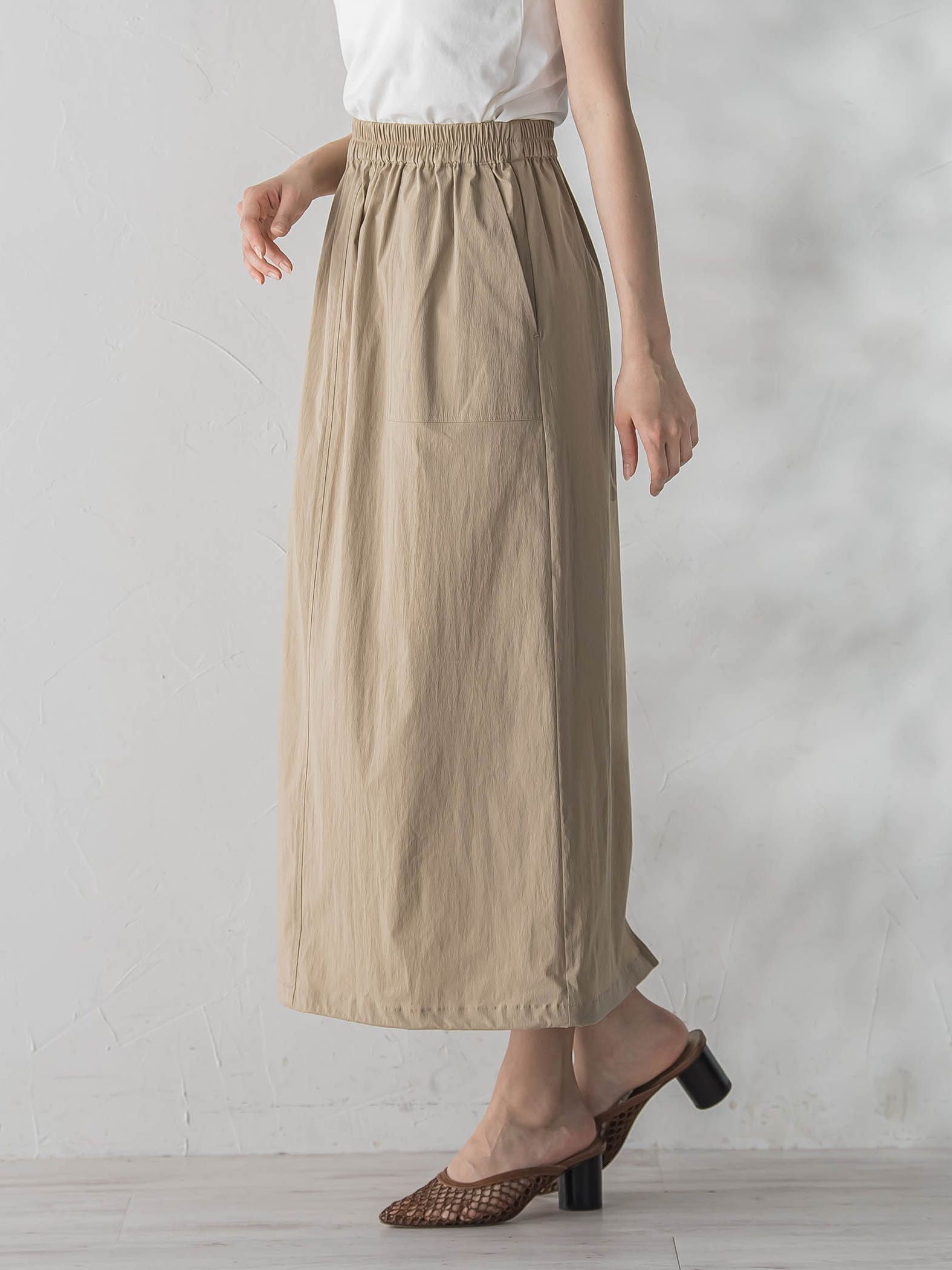 【WEB限定】ストレッチタフタスカート