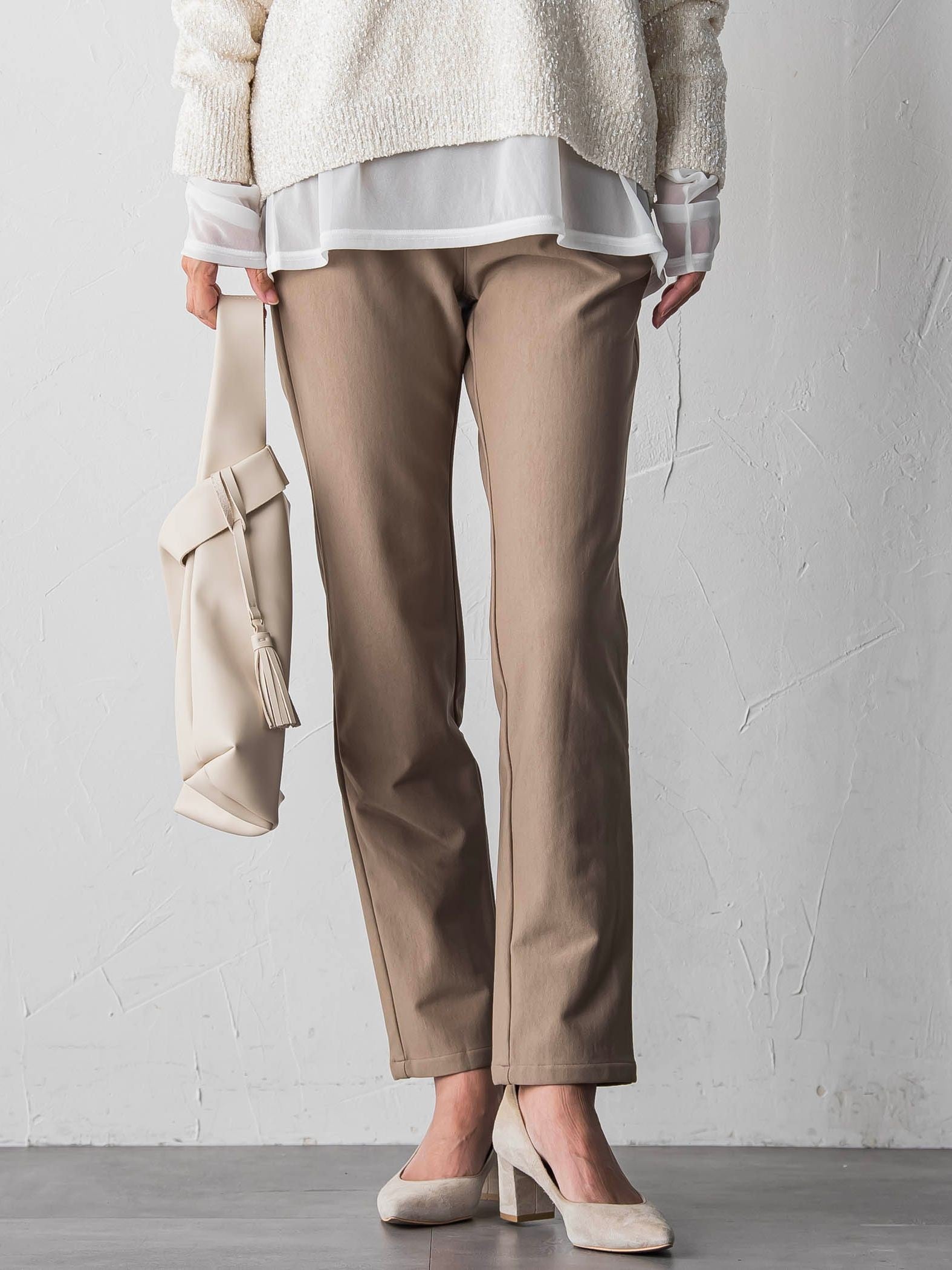 【WEB限定/新色追加】”あたたか美脚”裏起毛レギパン