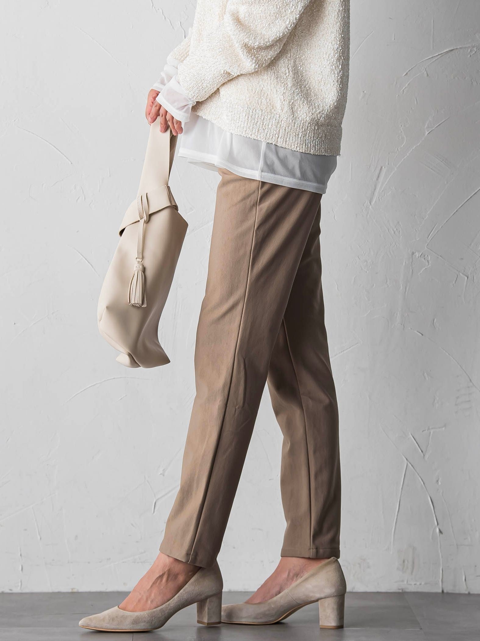 【WEB限定/新色追加】”あたたか美脚”裏起毛レギパン