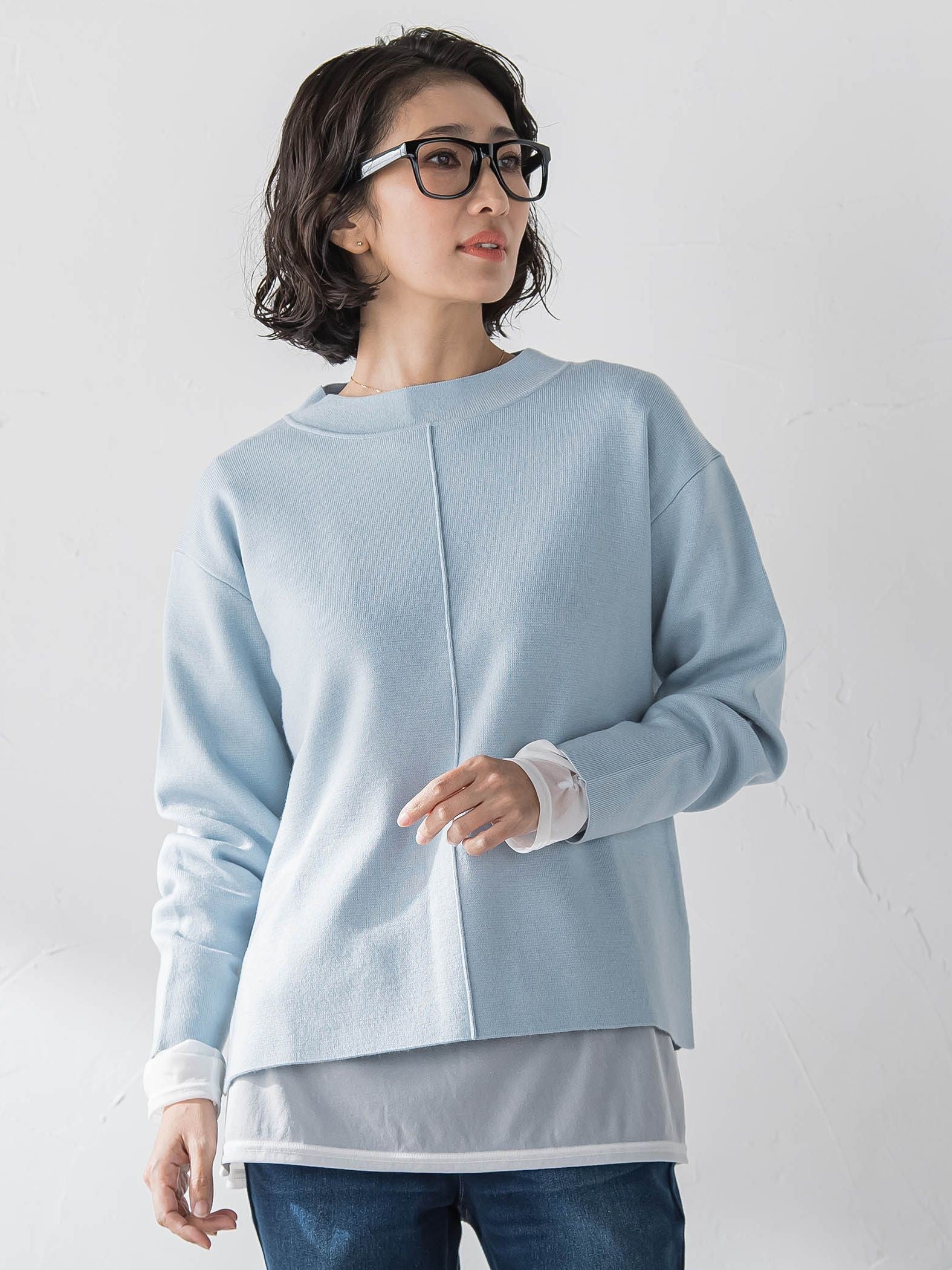 ”マシュマロタッチ”トーンアップニット