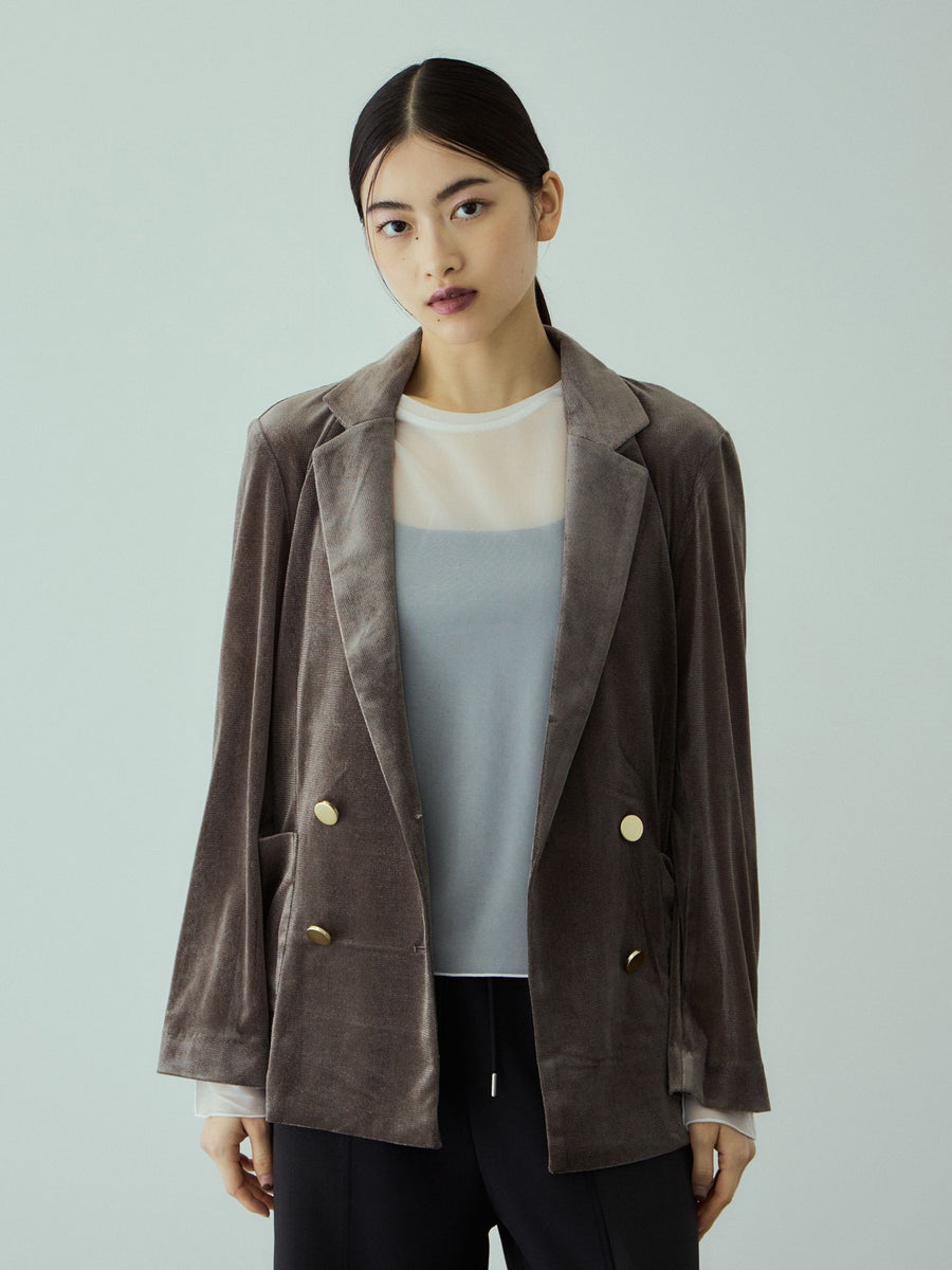 シアーベロアダブルテーラージャケット | VICKY（ビッキー