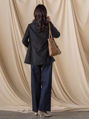 【JAPAN BLUE JEANS】デニムワイドパンツ≪洗濯機で洗える≫
