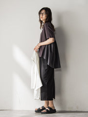 【WEB限定】前後ドッキングフレアTシャツ≪接触冷感/洗濯機で洗える≫