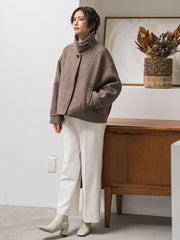 【STORYコラボ】【STORY12月号掲載】チェック柄ショートコート