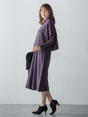 ケーブルTOPS&ニットワンピースSET ≪手洗い可能≫