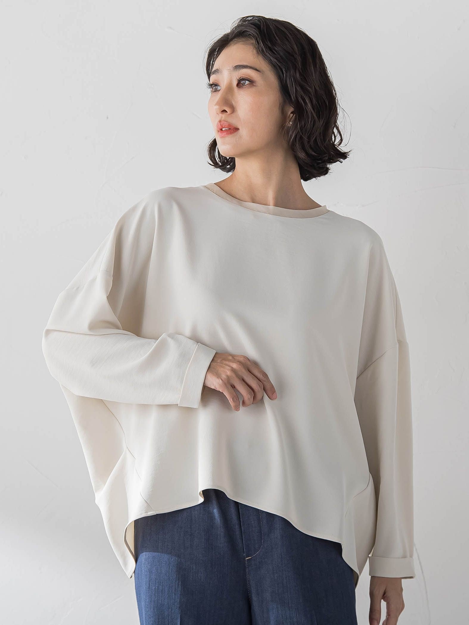 ハイストレッチカルゼブラウス