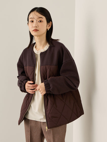 ダイヤキルティングダンボールブルゾン