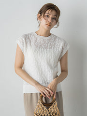 【WEB限定】ジャガードニット≪手洗い可能≫