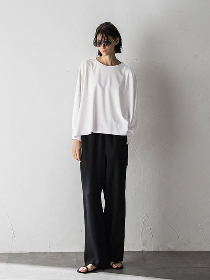 トリアセストレッチジャージオーバーサイズドトップス
