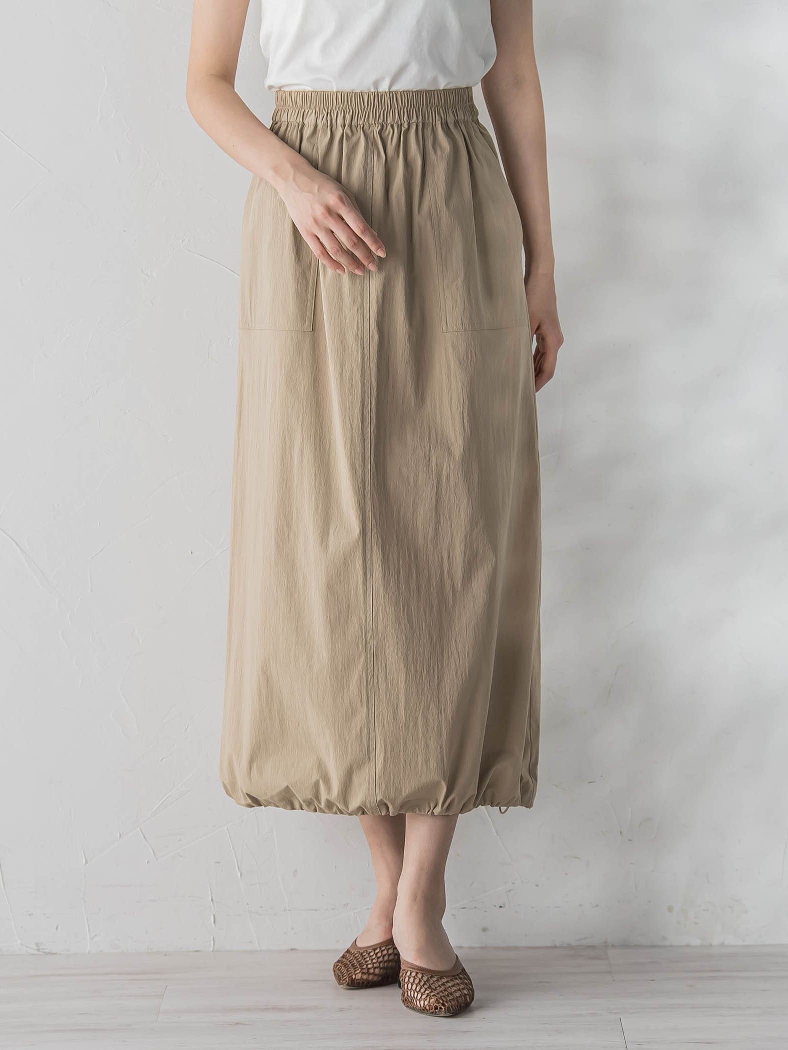 【WEB限定】ストレッチタフタスカート