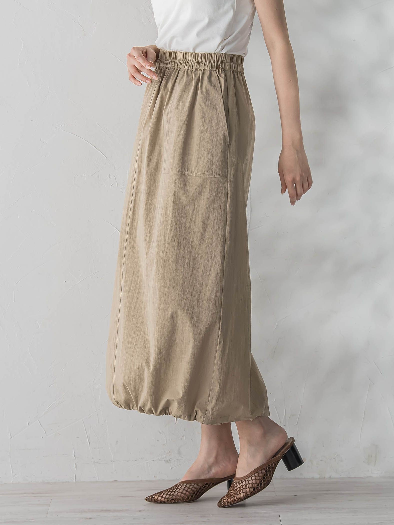 【WEB限定】ストレッチタフタスカート
