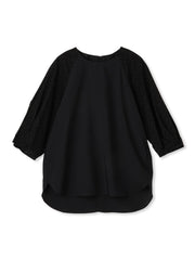 【WEB限定】ローンレース切り替えブラウス