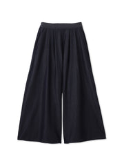 【カタログ掲載】フレアヘムキュロットパンツ≪洗濯機で洗える≫