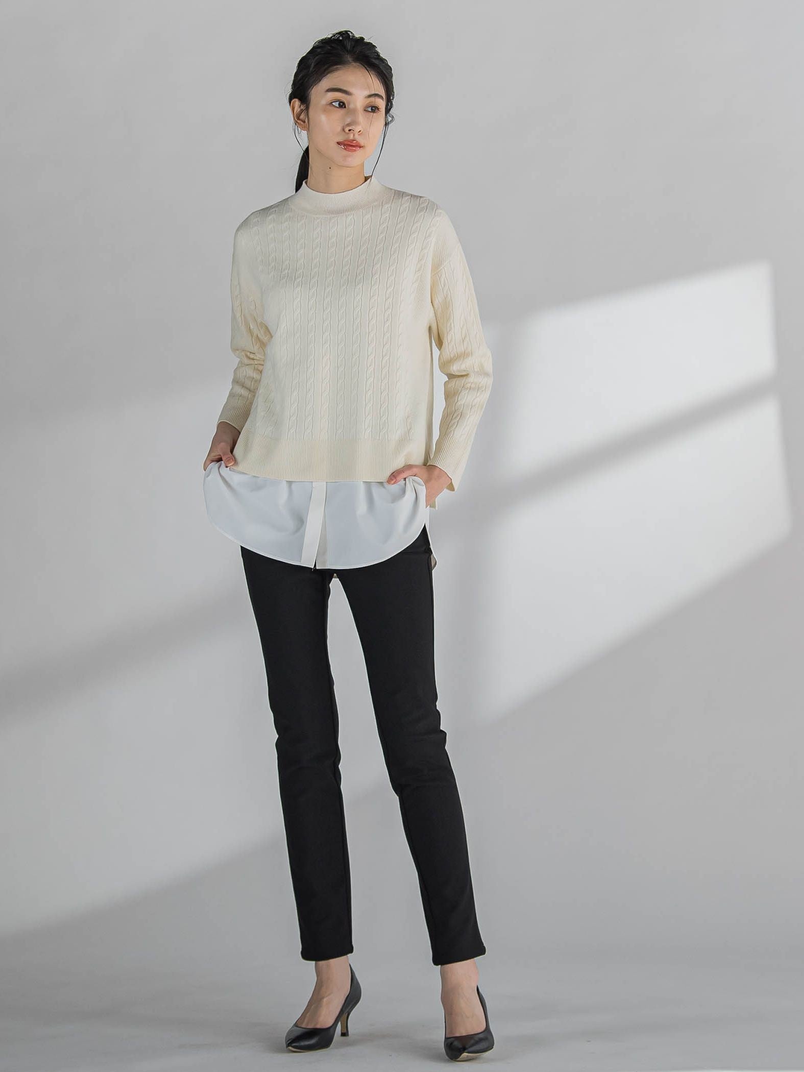 【WEB限定/新色追加】”あたたか美脚”裏起毛レギパン