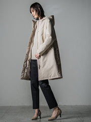 【大きいサイズ】【手洗い可能】前後2wayウールカシミヤニットプルオーバー