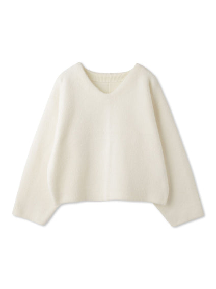 フェレットタッチWフェイスボクシーニット≪手洗い可能≫