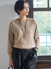【WEB限定】<洗えるニット/Lサイズあり>大人美人ニット