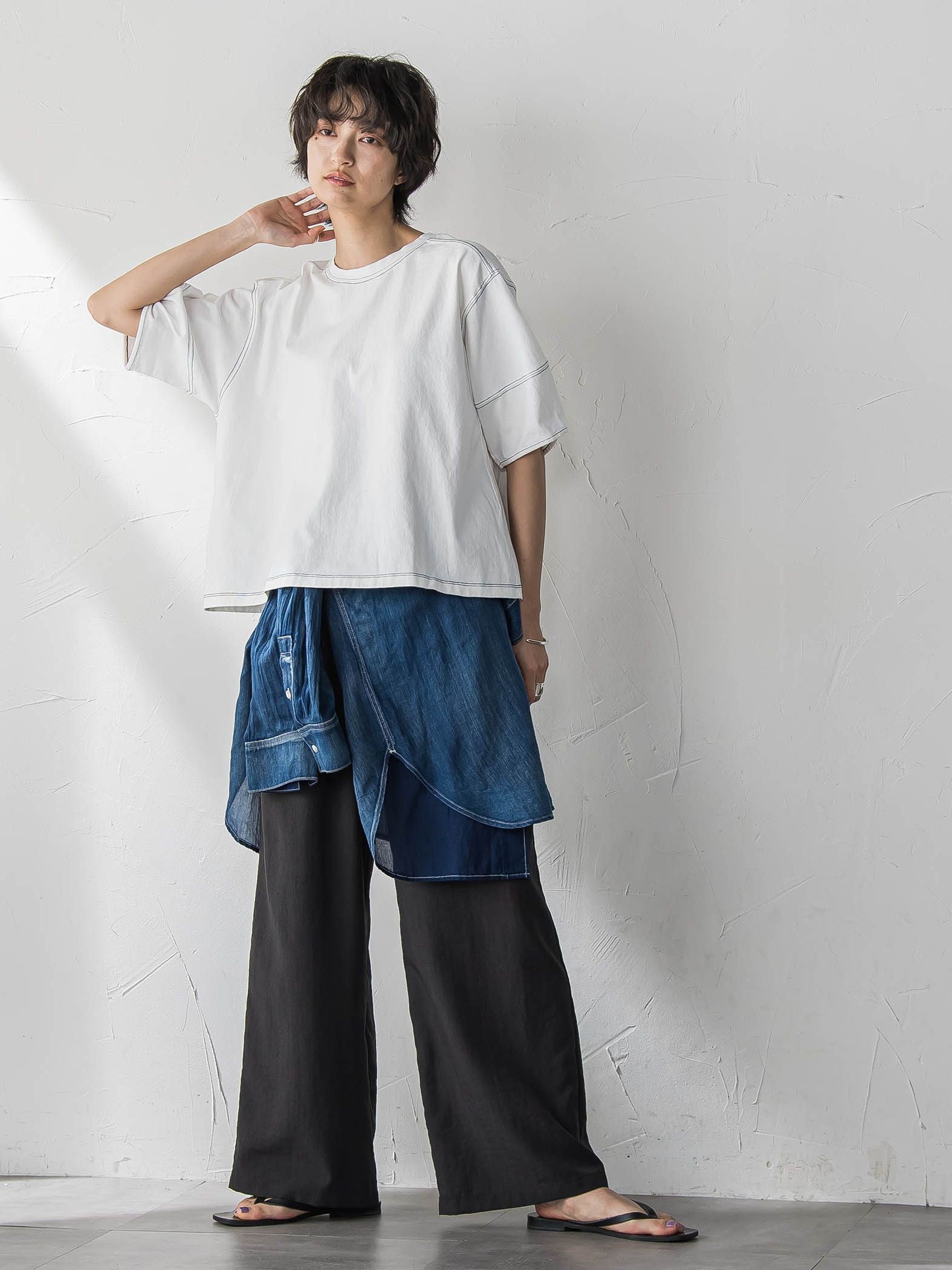 【新色追加】イージーワイドパンツ≪手洗い可能 / セットアップ対応≫