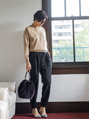 【WEB限定】<洗えるニット/Lサイズあり>大人美人ニット