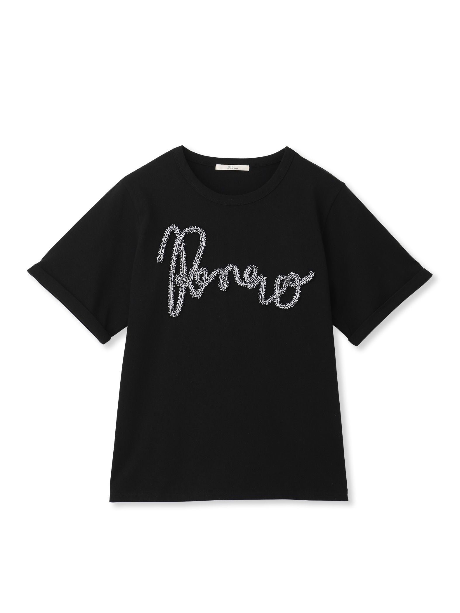 フリンジコードロゴTシャツ≪手洗い可能≫