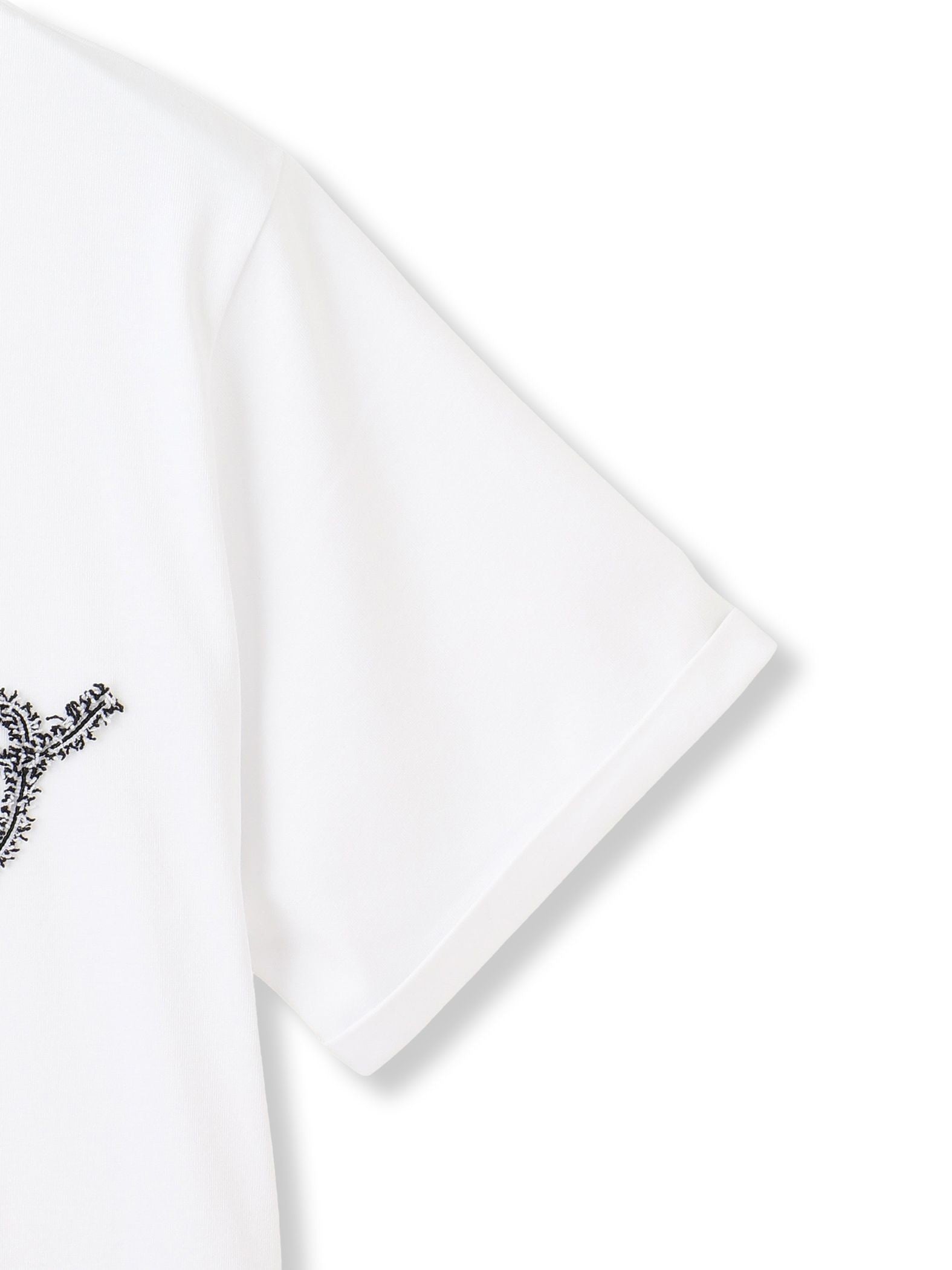 フリンジコードロゴTシャツ≪手洗い可能≫